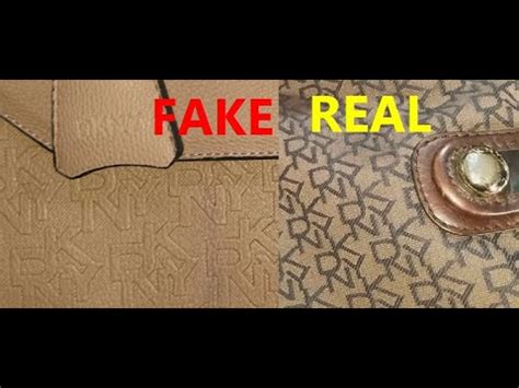 how to spot a fake dkny bag|dkny bag real size.